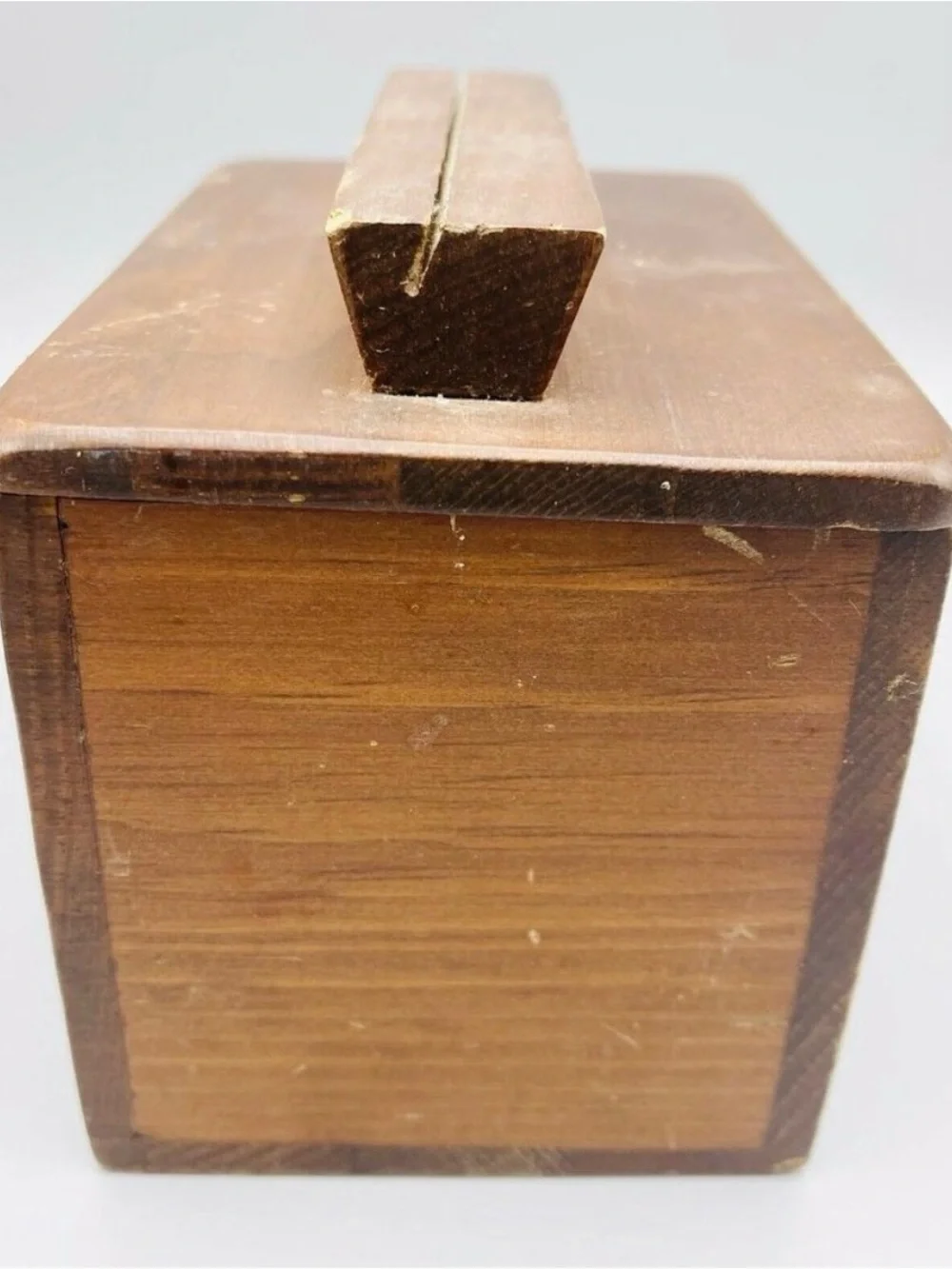 Vintage Wooden Recipe Box